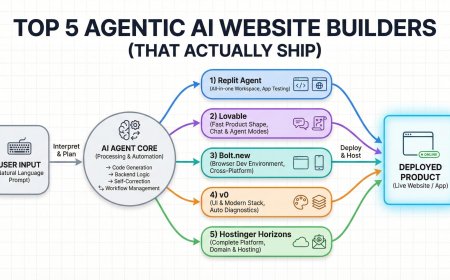 Top 5 Agentic AI Website Builders (That Actually Ship)