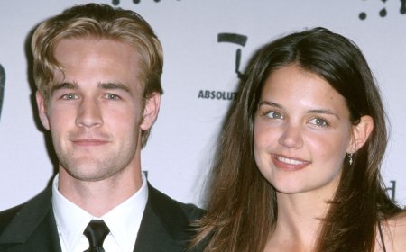 'A Hero': Katie Holmes Leads Tributes to Dawson's Creek Star James Van Der Beek