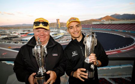 Indy 500 Winner Alex Palou And Owner Chip Ganassi Receive ‘Baby Borgs’