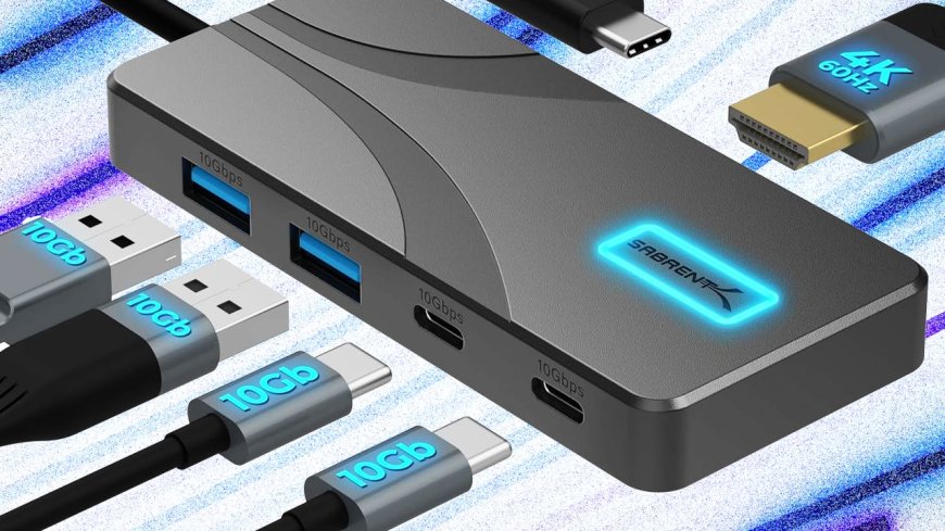The Sabrent 5-in-1 USB-C Docking Station with 100W of Power Delivery Drops to Just $15 After Coupon
